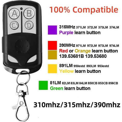 Télécommande et récepteur pour porte de garage, accessoire de commande automatique (1/5)