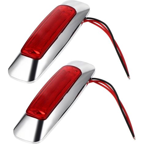 2pièces Feu Arrière Latéral Camion Led Clignotant Lumières Feux (1/5)