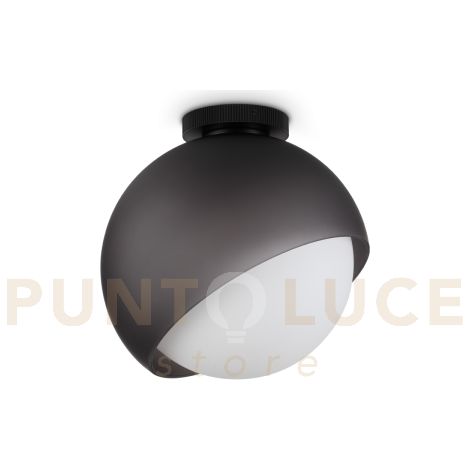 BLOOM LAMPADA DA SOFFITTO 1 LUCE ATTACCO E27 NERO 30CM