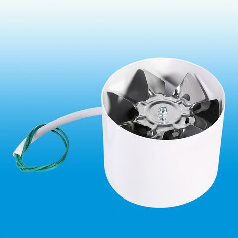 Ventilador extractor con salida interna, aspas de acero, 220 V, 20 W, 140 m³/h, 9,7 x 7,7 cm (1/5)