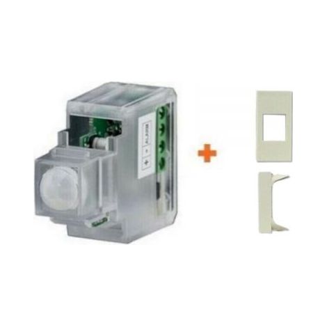 CSI Keystone sensore infrarossi 12V incasso filare compatibile Legrand Vela bianca