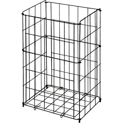 Sanela - Panier en fil de fer, 540x340x260 mm, acier / noir SLZN 42V