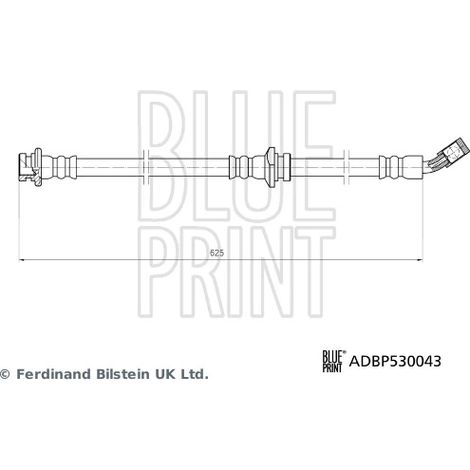 Flexible de frein Blue Print ADBP530043 NISSAN 46210-4CE0A 46210-4CE1A