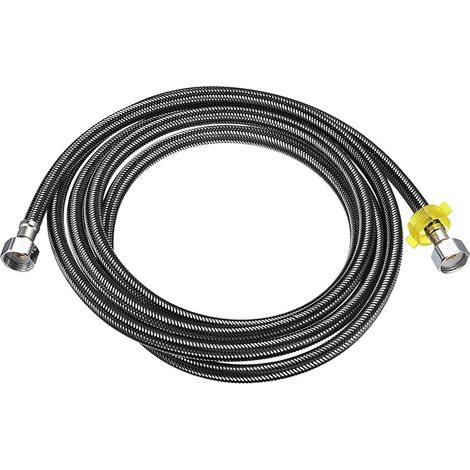 Raccord de tuyau d'alimentation robinet Sourcing Map G1/2 femelle x en eau tressé acier inoxydable (1/5)