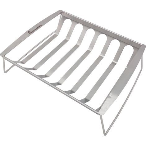 Landmann Selection Edelstahl Sparerib-Halter Rippchenhalter Bratenhalter 15505 (1/6)