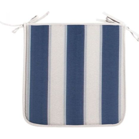 CUSCINO PANAREA CM.39X39X2 RIGATO BLU