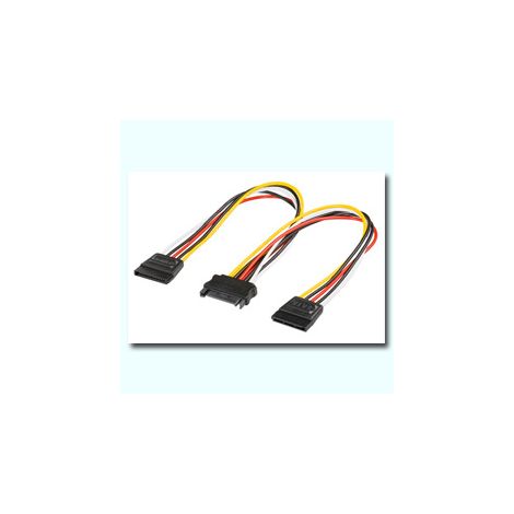 Câble d'alimentation interne vers sata m x 2 sata h