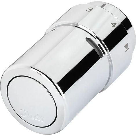 Danfoss Elemento sensore Design RTX Limitazione temperatura di ritorno, Cromo, 013G6190