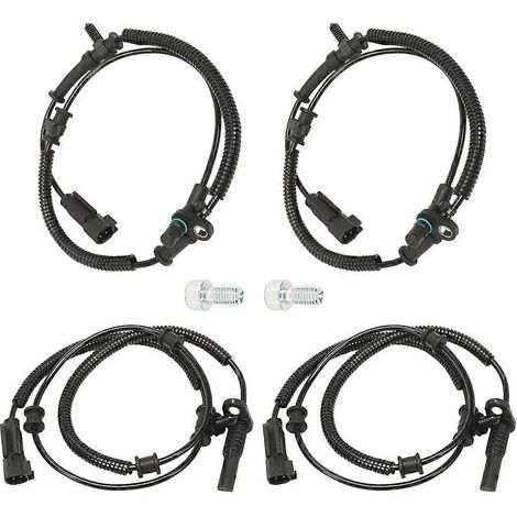 Avant & arrière ABS Wheel Speed Capteur Wiring Harness 68053861AB 68053861AC ALS2246 pour Ram 1500 2013 – 2018 3.6L V6 Engine (1/5)