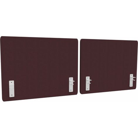 Panneau de séparation latéral en tissu acoustique pour bench Domino