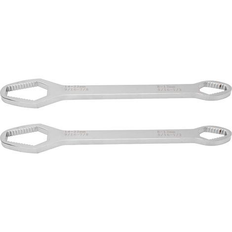 Clé universelle double fonction auto-serrante 260mm en acier allié pour maintenance et bricolage (1/5)