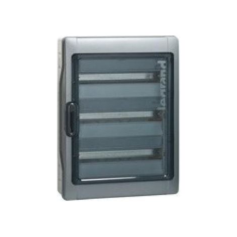Coffret étanche Plexo³ 3x12 modules avec embouts à perforation directe prémontés IP65 IK09 - Gris - LEGRAND