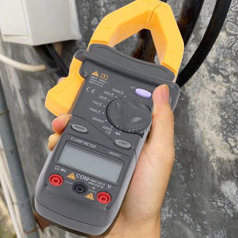 Digitales Zangenamperemeter MS2001, 1000-A-Multimeter für Elektriker (1/5)