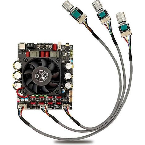 ZK-3002T 300W x 2 Bluetooth Digital-Leistungsverstärkerplatine, TPA3225 2.0-Kanal Stereo-HiFi-Vorverstärker für Subwoofer (1/5)