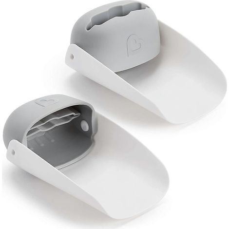 Rallonge de robinet Munchkin, lot de 2, grise - WELLNGS (1/5)