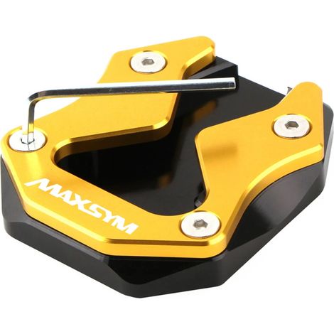 (Or) Béquille latérale de moto, extension et support compatibles avec SYM MAXSYM 400 MAXSYM400 400i 2021 2022 2023 - Accessoires maxpower (1/4)