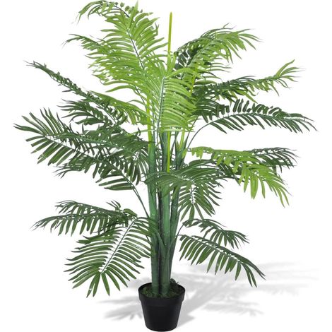 Palma artificiale in plastica a forma di fenice con vaso 130 cm DEC021888