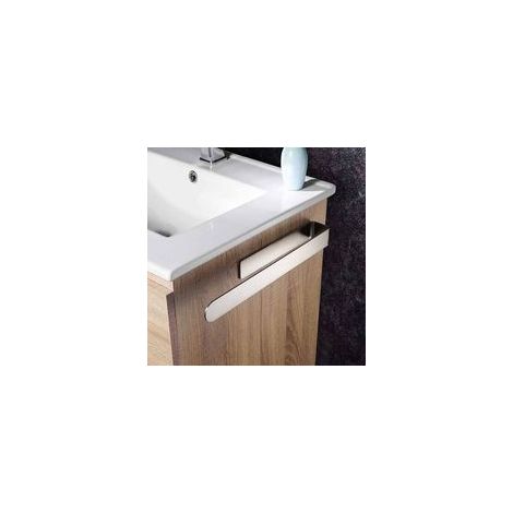 Porte-Serviettes Sans Perçage Porte-Serviettes De Salle De Bain Anneau Porte-Serviettes En Acier Inoxydable Brossé Auto-Adhésif 37Cm (1/3)