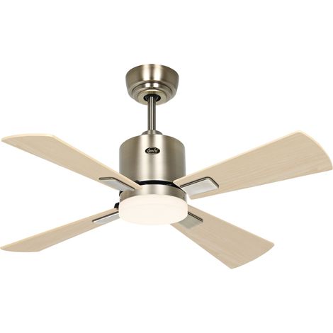 Ventilateur de plafond ECO NEO III 92, Blanc - Érable/Hêtre, Wi-Fi avec éclairage (1/2)