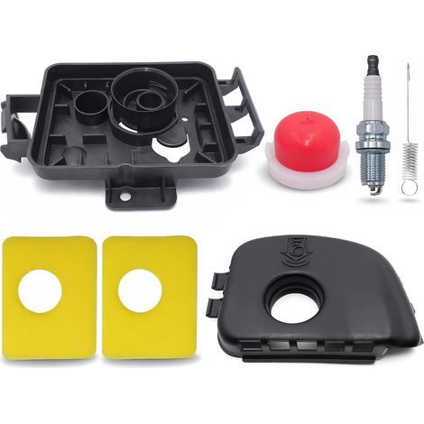 Air Filter Base 595663, Air Filter Cover 595660 and Foam Filter 799579 for 450E 500E 550E 550Ex Series Lawn Mower with Spark Plug Regulator Spring Kit (1/5)