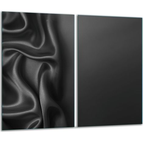 Tagliere in vetro 2x 30x52 nero (1/5)