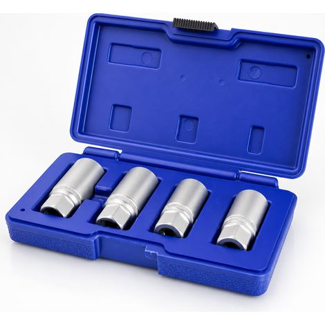 Bituxx 4 tlg. Stehbolzenausdreher Ausdreher Satz 1/2" Set 6 - 12mm (1/5)