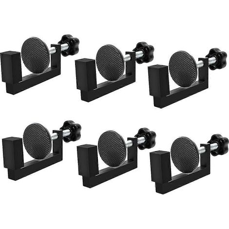 Ecleanfy - Lot de 6 clips pour mobilier de jardin, pinces pour canapé d'angle réglable, fixations pour meubles en osier et fourrure. (1/5)