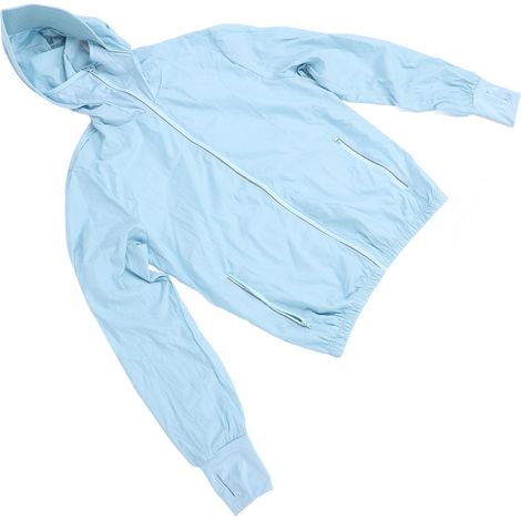 Vêtements de travail climatisés, veste rafraîchissante, 3 pales, 3 niveaux de ventilation, alimentation USB, large flux d'air, protection solaire extérieure, taille M (1/5)