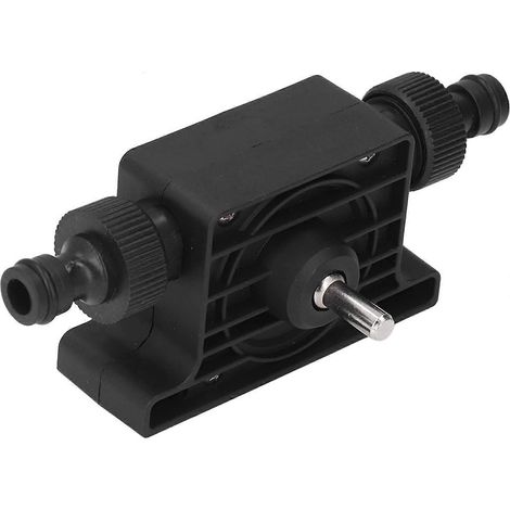 Pompe à perceuse électrique à manivelle, petite pompe à perceuse manuelle auto-amorçante pour usage domestique, mini pompe centrifuge portable, compatible avec l'eau, le kérosène et autres fluides. (1/5)