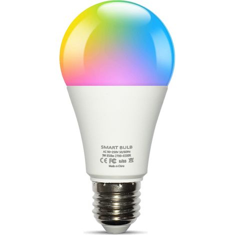 Projecteur intelligent LED RGBCW 9 W Wi-Fi compatible avec Alexa, Google et Siri (1/5)