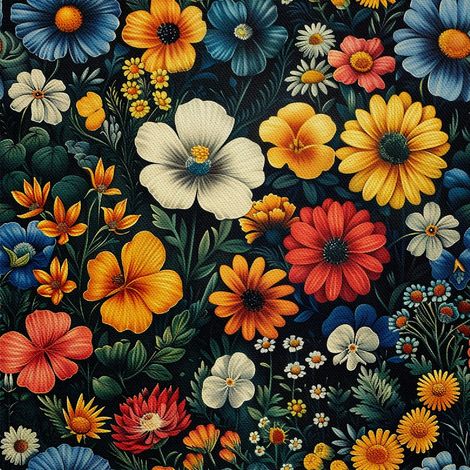 Tela decorativa para exteriores Oxford - Motivo floral I DX5581 (1/5)