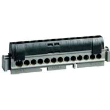 Regleta de conectores negra de 17 orificios IP2xC17 004855