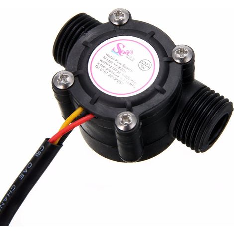 Capteur de Débit d'Eau G1 / 2" Commutateur de Capteur de Débit d'Eau 1-30L / min 1.75MPa Débitmètre (1/5)