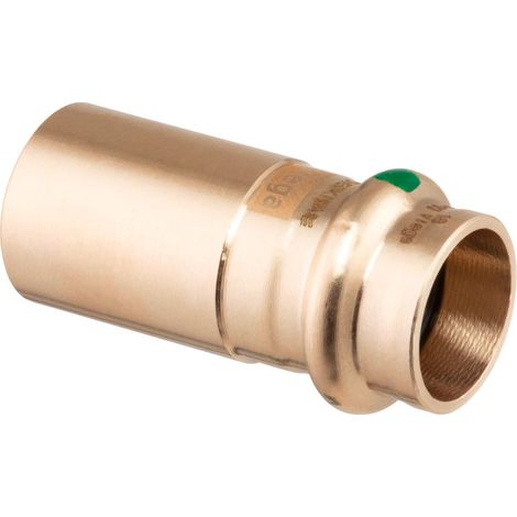 Viega Sanpress raccordo di riduzione, d1 18, d2 15 bronzo rosso o bronzo al silicio modello 2215.1, 287375