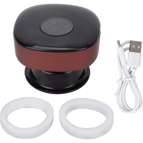 Appareil de massage par ventouses électrique rouge - Machine de raclage à 4 vitesses ajustables, aspiration réglable. (1/5)