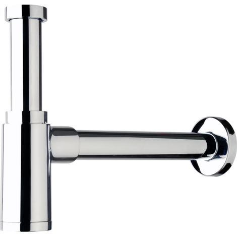 Design-Siphon fÃ¼r Waschbecken, zylindrisch â€“ Rohr 250 mm