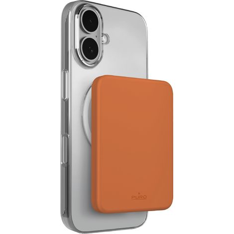 Batería externa magnética USB-C MagSafe ultradelgada de 4200 mAh - Naranja