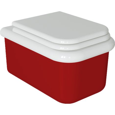 Retro-Wand-WC – True Colors Lite – Rot (1/5)