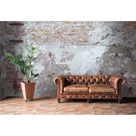 A.S. Creation Fototapete Livingwalls The Wall II 392261 Ein Motiv pro Rolle 2.80 x 3.71 m Steinoptik Grau (1/3)