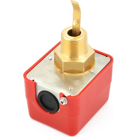 Interrupteur à palette de commande de débit d'eau HFS-20 dn20, contacts SPDT, 6-380 V, partiellement en acier inoxydable. (1/5)