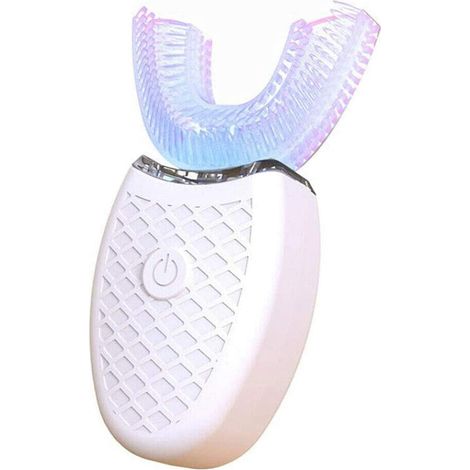 Brosse à Dents Ultrasonique Automatique 360°, Brosse à Dents Électrique, Instrument de Blanchiment des Dents à Froid, Convient aux Adultes (1/5)