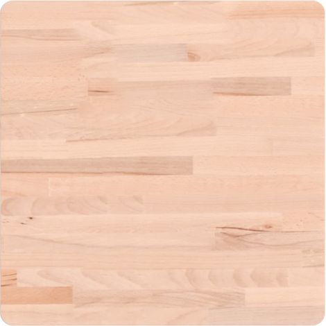 Dessus de table  Dessus de bureau  Plateau de table 50x50x2,5 cm carré bois massif de hêtre
