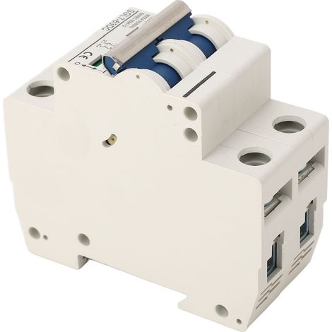Disjoncteur bipolaire CC 1000 V, 32 A, pouvoir de coupure de 6 kA pour usage domestique (1/5)