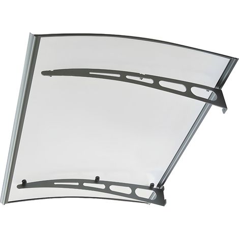 Pensilina dritta NEONA in alluminio - 150x90x15 cm