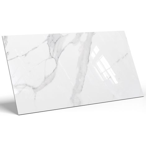 Piastrelle per pavimento o parete interna 60 cm x 120 cm - Swiss White Grey (1/5)
