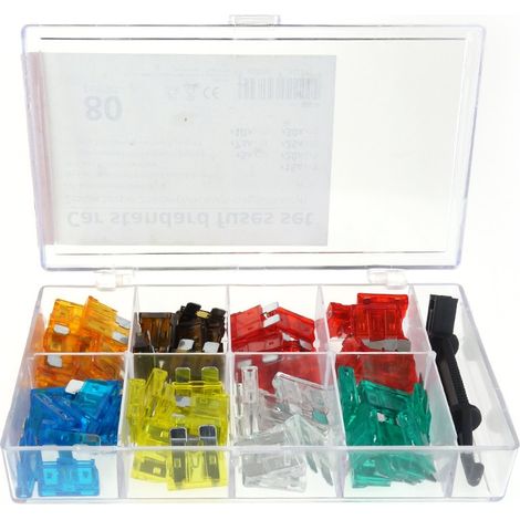 Fusibles automobiles à lames standard, lot de 80 pièces, MIX AMIO-02224 (1/2)