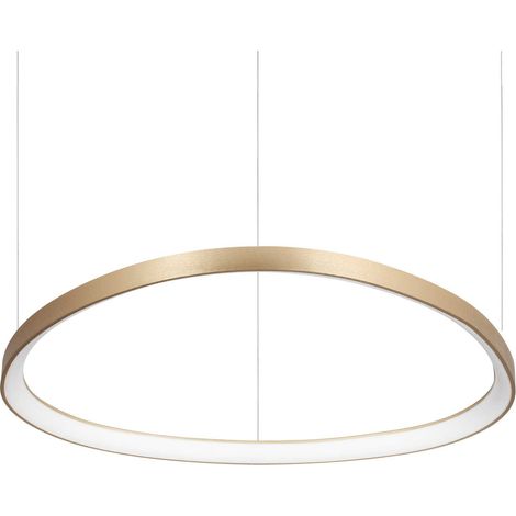 Lampadario A Sospensione Contemporaneo Gemini Metallo Ottone Led 55W 3000K Ip20 (1/2)