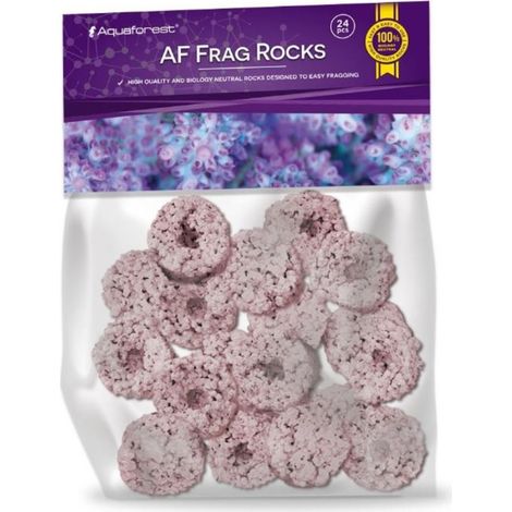 Soportes para corales AquaForest AF Frags Rocks Purple (24 unidades)