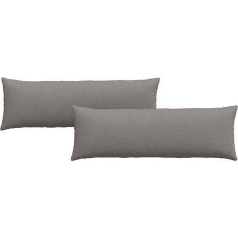 Maison Exclusive - Sofakissen 2 pcs Taupe 120 x 40 cm Stoff
