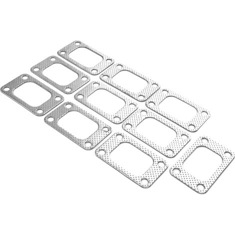 10-teiliger T3-Flansch-Turbodichtungssatz aus Graphit-Aluminium, passend für T34, T35, T38 und GT35 Turbolader (1/5)